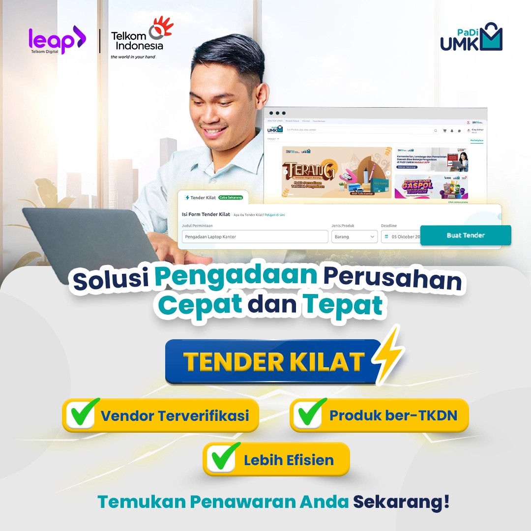 PaDi UMKM Hadirkan Fitur Tender Kilat